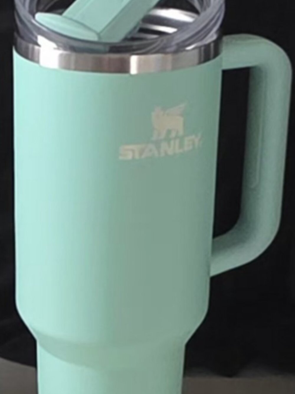 Stanley 40oz Stainless Steel H2.0 FlowState Quencher Tumbler, Mint Julep – NEW